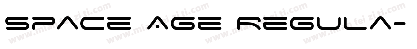 Space Age Regula字体转换